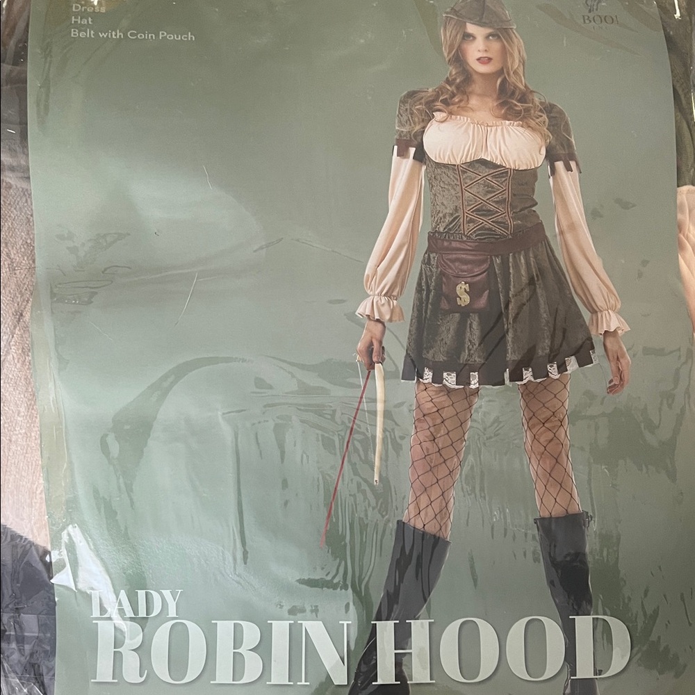 Lady Robin Hood halloween Costume with Accessories